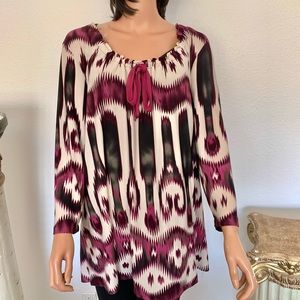Avenue Stretch Plus Size 26/28 Tunic Designer Hip